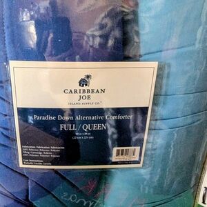 Caribbean Joe Paradise Down Comforter - Blue